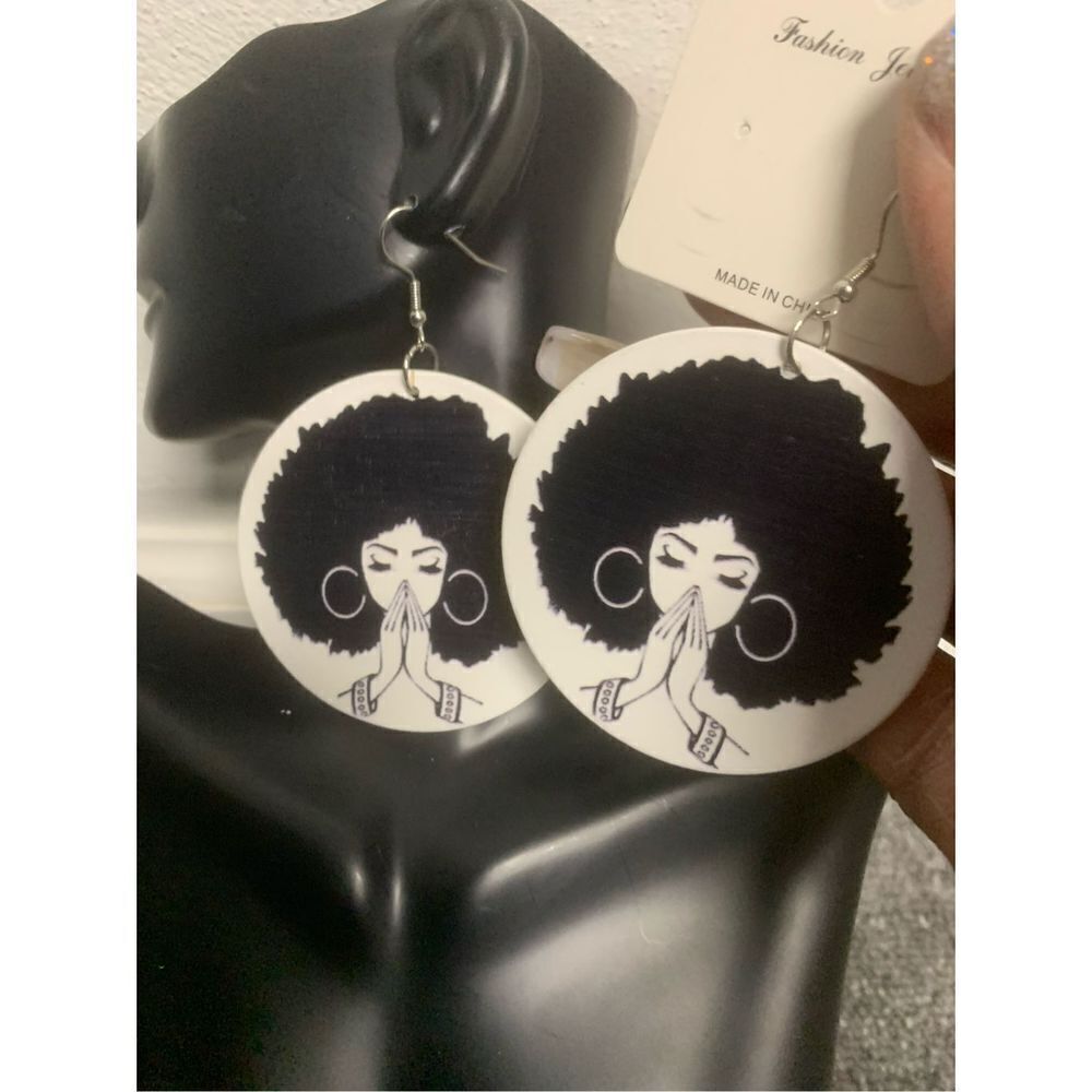 Afrocentric Earrings   - Picture 2 of 2